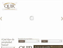 Tablet Screenshot of inmobiliariaquir.com